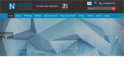 Desktop Screenshot of nido.com.br