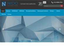 Tablet Screenshot of nido.com.br